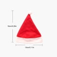 thumbnail image 4 of Inteprter 10 Uds gorros navideños pequeños transpirables ligeros exquisito gorro de Papá Noel decoración de Navidad adorno de frutas cena de fiesta Kits de decoración para fiestas Inteprter HA068320-00, 4 of 6