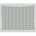 thumbnail image 1 of Damask Tapestry, Vintage Pattern of Swirled Curly Foliage Motifs in Pastel Colors Royal and Floral, Wall Hanging for Bedroom Living Room Dorm Decor, 80W X 60L Inches, Multicolor, by Ambesonne, 1 of 2
