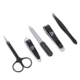 thumbnail image 5 of RBX Men's Nail Grooming Kit - 5 Piece Travel Size Nail Clipper Set with Case, 5 of 7