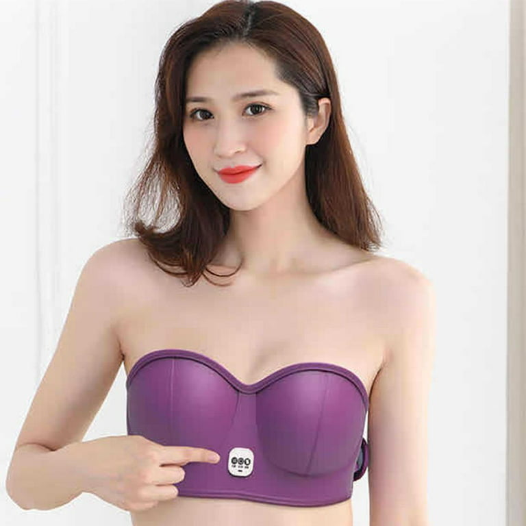 Electric Bra Breast Enhancer Massager Chest Frequency Enlarger Booster  Vibration