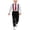 Red, variant on Pandaie 2-16T Boy Thicken Suits Boys Gentleman Wedding Outfit Dress Shirt with Bowtie Suspender Pants for Fall Winter Formal Occasion Red,2-3 Years