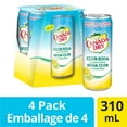 thumbnail image 1 of Canada Dry® Club Soda Lemon-Lime 310 mL Cans, 4 Pack, 1 of 9