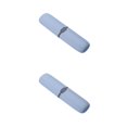 thumbnail image 1 of Maytalsory Tooth Brush Toothpaste Storage Box with Lid Portable Smooth Cases Chopsticks Forks Organizer Travel Office Party Gray Blue 2Set, 1 of 6