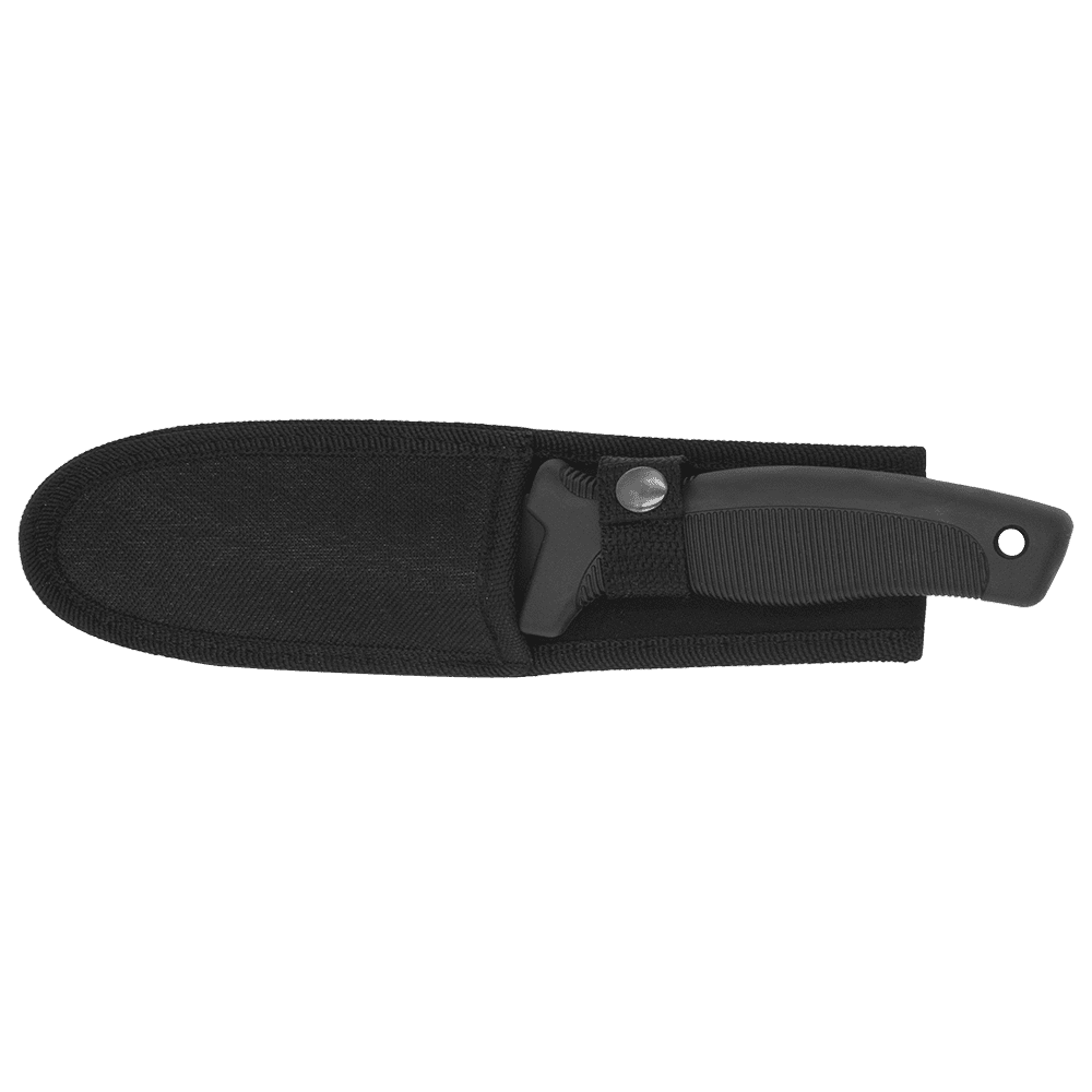 Zenport 14034G Hunting Knife, 9-Inch, 4.2 Inch Stainless Steel Blade, Black - 12 Pack