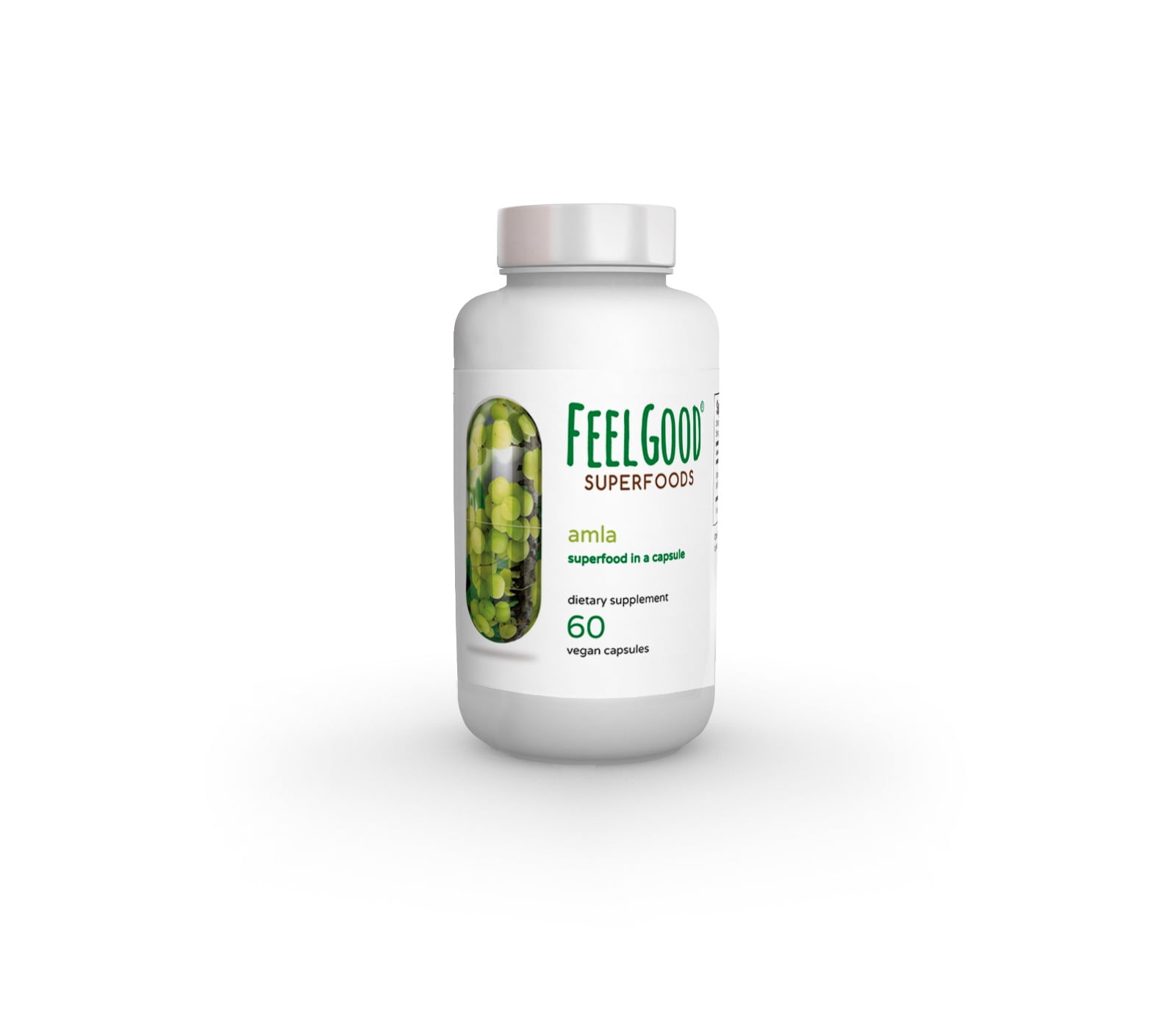 Feelgood Superfoods Amla Capsules 60 Ct Rich In Vitamin C Walmart Com Walmart Com