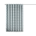 thumbnail image 2 of SunSmart Blakesly Modern Polyester Fabric Blackout Window Panel in Aqua Blue, 2 of 5