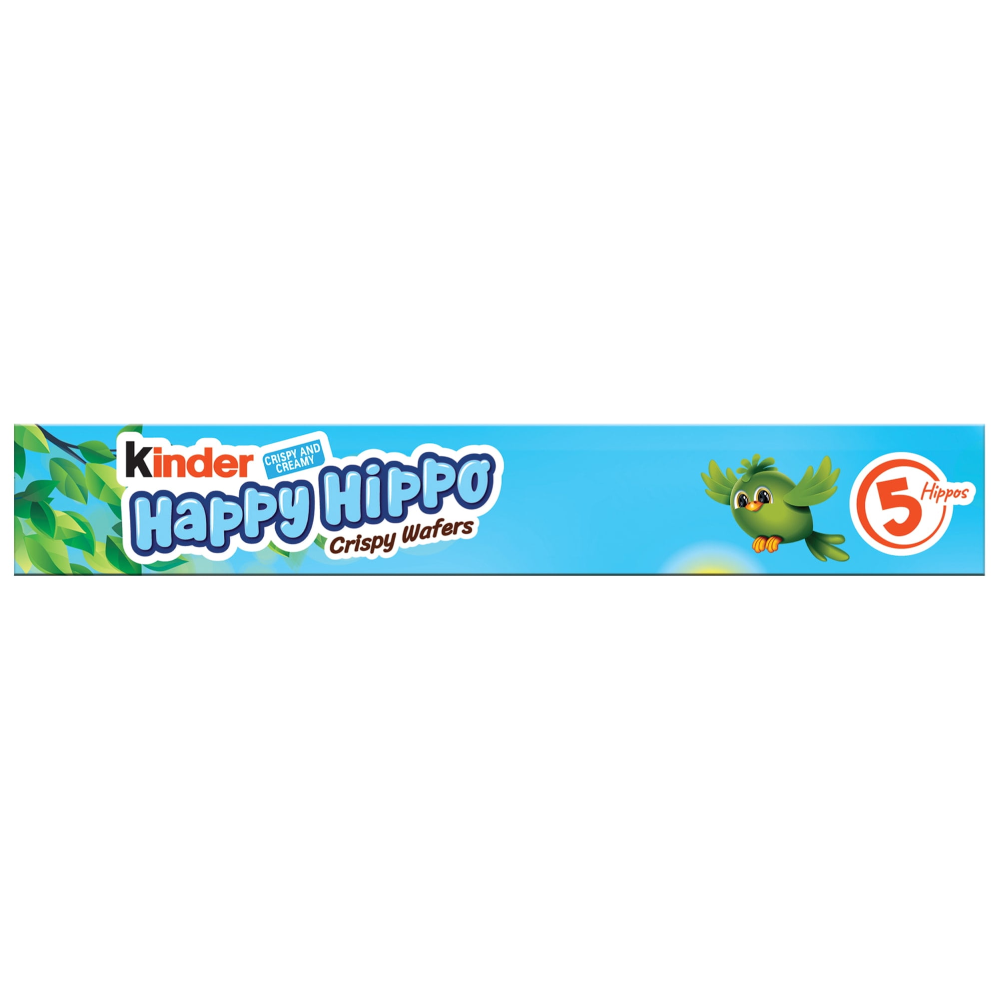 (3 pack) Kinder Happy Hippo, Crispy Wafers, Great for Easter Egg Hunts and Easter Baskets for Kids and Adults, 5 Count, 3.6 oz