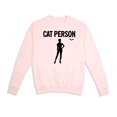 thumbnail image 2 of Batman Cat Person Women's Crew Sweatshirt, 2 of 6
