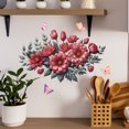 thumbnail image 2 of Adhesivos de pared creativos con forma de flor y mariposa, PVC, 30 x 45 cm, 2 of 3