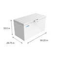 KoolMore Commercial 60 in. Chest Freezer, 16 Cu ft with Ecofriendly