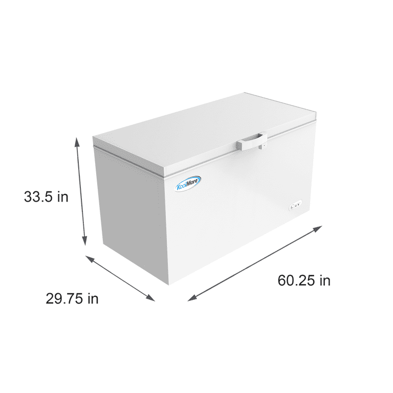 KoolMore 60 in. Commercial Chest Freezer 16 Cu ft