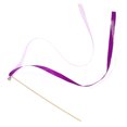 thumbnail image 6 of OUNONA 20Pcs Wedding Birthday Party Silk Lace Ribbon with Bells Streamers Wands Fairy Stick (Purple), 6 of 8
