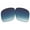 Blue Gradient Polarized, variant on Vonxyz Stealth Black Polarized Lenses Replacement for Oakley Holbrook XL OO9417 Sunglass