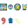Pokemon Party Supplies Party Pack For 16 With Red #9 Balloon