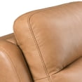 thumbnail image 6 of Triple-Motor Reclining Sofa 55" Genuine Leather Power Zero-Wall Loveseat with Powered Adjustable Headrest, Powered Adjustable Lumbar, Extendable Footrest, USB&USB-C Port, 6 of 10