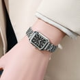 thumbnail image 6 of Fashion steel strip women's watch, simple square quartz watch, 6 of 8