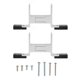 thumbnail image 2 of Water Pump Bracket Aluminum Alloy Desktop Water Cooling Pump Radiator Support Holder for 2545mm Radiator Fan Silver, 2 of 3