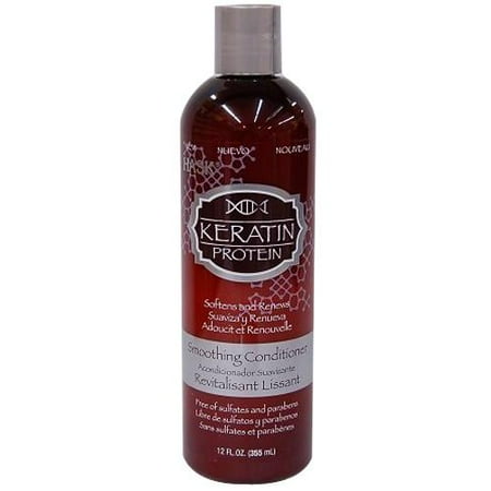 Wheat Protein Conditioner - Hask Keratin Protein Smoothing Conditioner, 12.0 FL oz