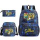 thumbnail image 1 of 3pcs Disney Funny The Simpsons Bookbag Kids Backpack Boys Girls School bags Shoulder Bag Set Daily Backpacks Mochilas, 1 of 4