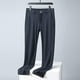 thumbnail image 4 of Pantalones largos para hombre, pantalones casuales de pierna recta, pantalones de trabajo de verano con bolsillos, pantalones Ninth para hombre, 4 of 6