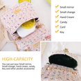 thumbnail image 4 of Little Girls Purse Flowers & Pearl Mini Cute Princess Handbag Shoulder Messenger Bag for Toys Gifts (Blue), 4 of 5