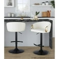 thumbnail image 6 of LumiSource Claire Adjustable Barstool - Set of 2, 6 of 11