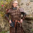 thumbnail image 5 of 1 pc Back Sword Holster PU Leather Sword Bag Sword Carry Bag with Alloy Fencing Sheath Sword Storage Bag, 5 of 6