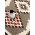 thumbnail image 3 of Pasargad Home Sultanabad 104" x 141" Hand-Knotted Lamb's Wool Area Rug in Ivory, 3 of 5