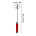 thumbnail image 2 of WIFKLSIIPG Whizzy Whisk Whizzy Whisk Subsequently Whisk Semi Automatic Whisk Beater Intentiony Whisk Whizzy Whisk Stainless Steel (Red 10 inches)(Red), 2 of 8