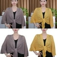 thumbnail image 2 of Elegant Shoulder Wrap Knit Cover Up Lady Shawl for Office Commute and Vacations, 2 of 8