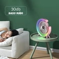 thumbnail image 2 of PAQUETE 2X1 VENTILADOR DE MESA CON LÁMPARA RGB PORTÁTIL POTENTE ESTRUCTURA 23 CM, 2 of 4