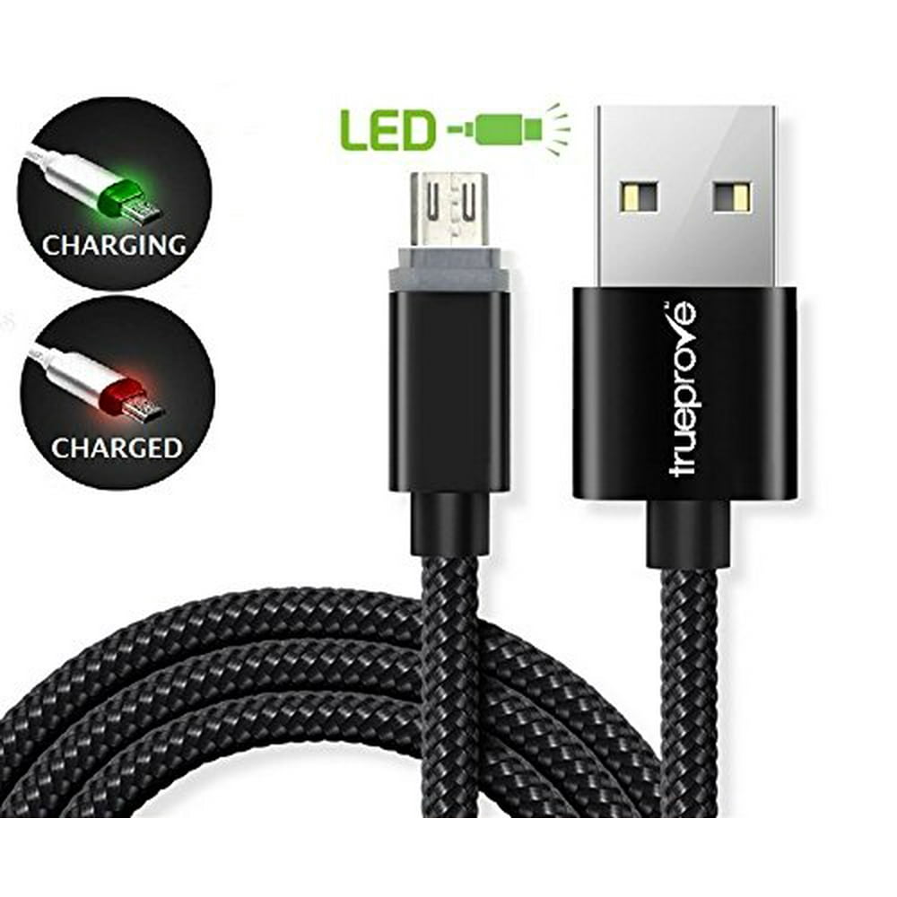 Nook Color Compatible LED Lit Charging Sync Data Cable & Pouch (Bundle
