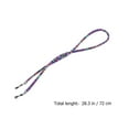 thumbnail image 3 of WASHWEPE Men Women Eyeglass Chains Cotton Wool 1Set Anti Fall Retainer Strap Purple, 3 of 5