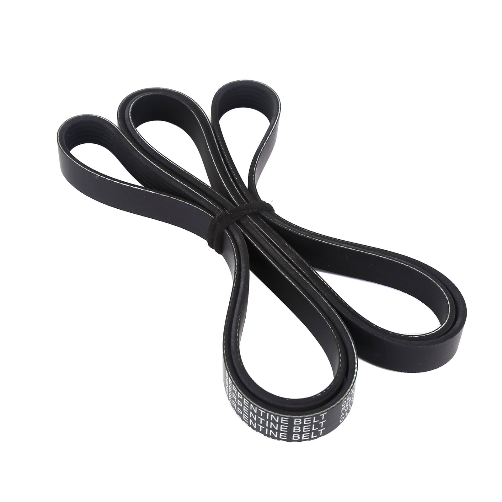 MOCA AUTOPARTS 2x Serpentine Belt Fit for 2007-2008 Chevrolet Tahoe 4.8L 5.3L & 2007-2008 GMC Sierra 1500 4.8L 5.3L & 2007-2008 Cadillac Escalade 6.2L