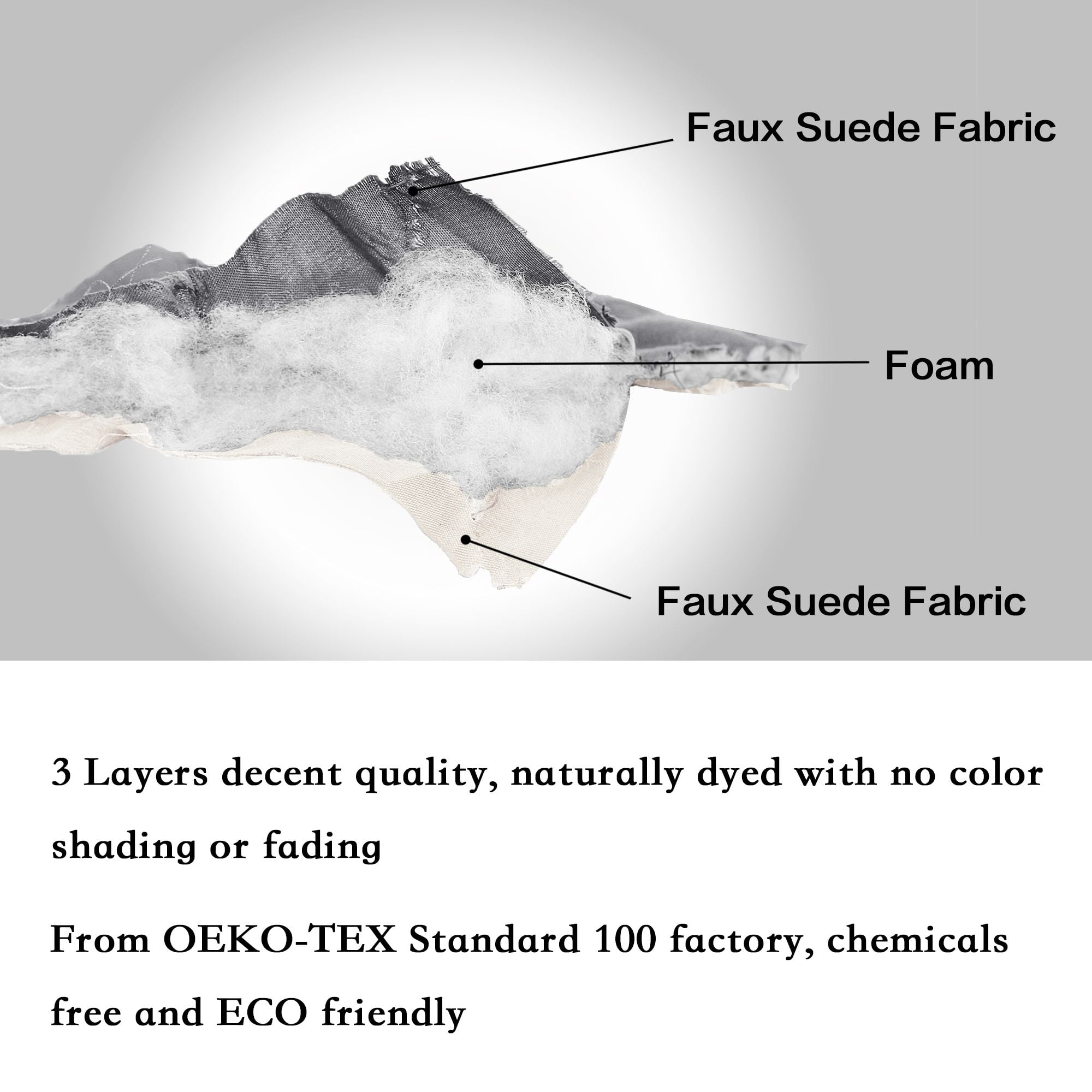 Sofa Slipcover for Dogs Pets&Kids, Durable Pet Cover for Sofa with Elastic Strap(79" x 68", Grey/Beige)