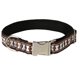 thumbnail image 1 of Collar para perro cinturón de seguridad hebilla diagonal logo corazón negro rosa, 1 of 5