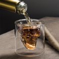 thumbnail image 5 of Crystal Skull Shot Glasses Beer Cup, Creative Double Layer Skull Shot Glass for Whiskey Tequila Vodka, Perfect for Halloween, 5 of 5
