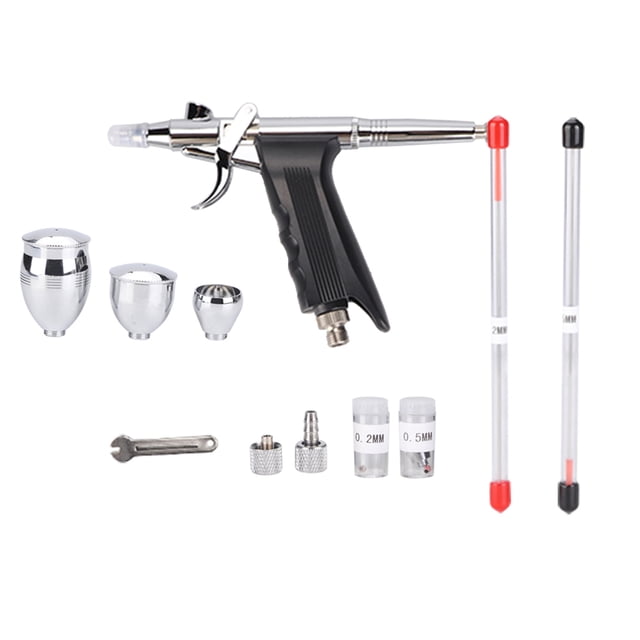 Kit de aerógrafo de pintura, aerógrafo de doble acción, compresor, pulverizador, aerógrafo, aerógrafo de doble acción, mejore su experiencia