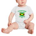 thumbnail image 2 of Everyone Loves a Nice Jamaican Boy Cute Baby Bodysuit Romper (White, 3-6 Months), 2 of 5