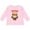 AD-Pink, variant on Pug Dog Loved by a Pug Boys or Girls Long Sleeve Toddler T-Shirt