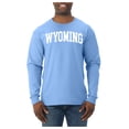 thumbnail image 2 of Wild Bobby State of Wyoming College Style Men Long Sleeve Shirt, 2 of 6