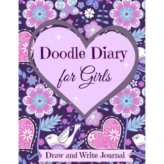 Pre-Owned Doodle Diary for Girls: Draw and Write Journal (Paperback) by Creative Kids