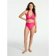 thumbnail image 3 of Time and Tru Women's and Women's Plus Tall Triangle Bikini Top, Sizes XS-3X, 3 of 5