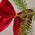 thumbnail image 5 of Christmas Ornaments, Fleece Wine Red Bow Christmas Decoration, Xmas Decorations, Christmas Bow, for Xmas Tree, Home, Party, Holiday Christmas Decorations, 5 of 7