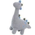thumbnail image 2 of Kids Wool Knitted Plush Toys Elephant Bear Dinosaur Animal Stuffed Dolls, 2 of 6