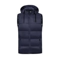 thumbnail image 2 of EARKITY Heated Vest, Unisex Winter Hooded Heated Vests Outerwear for Men Women, Heated Sleeveless Vest, Windproof Heated Jacket, Lightweight USB Electric Heated Clothing Vest with 3 Heating Levels, 2 of 2