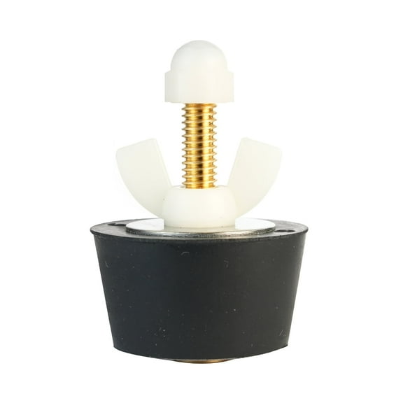 Lamprey Hardware #9 Winter Plug Blow Thru with Schrader Valve 1.5 inch Pipe & 1.75 inch Fittings - LHBP9