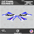 thumbnail image 4 of Kalair GFX Graphics Kit for Yamaha 2-stroke Enduro YZ 125X (2023) Lethal Series, 4 of 5