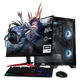 thumbnail image 1 of PC Gamer Completa Xtreme PC Gaming AMD Radeon RX 6600 Ryzen 5 5500 32GB SSD 1TB Monitor 23.8 165Hz WIFI W10 Black gaming 1080p, estudios y multitarea, 1 of 6