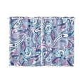 thumbnail image 3 of MKHERT Beautiful Ornament Window Curtain Kitchen Curtain 26x39 inch,Two Piece, 3 of 3